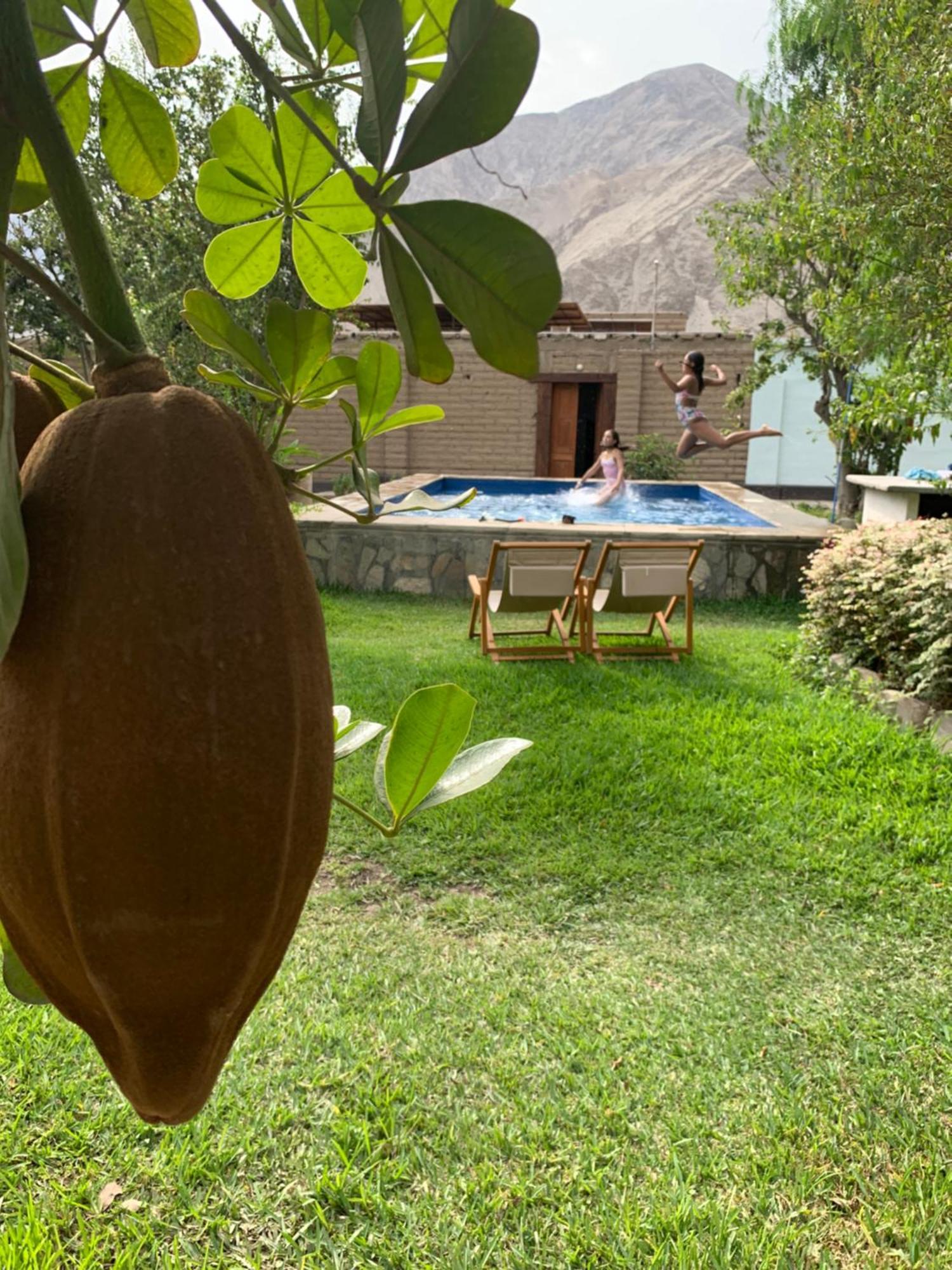Refugio de Santiago Ecolodge Lunahuaná Esterno foto